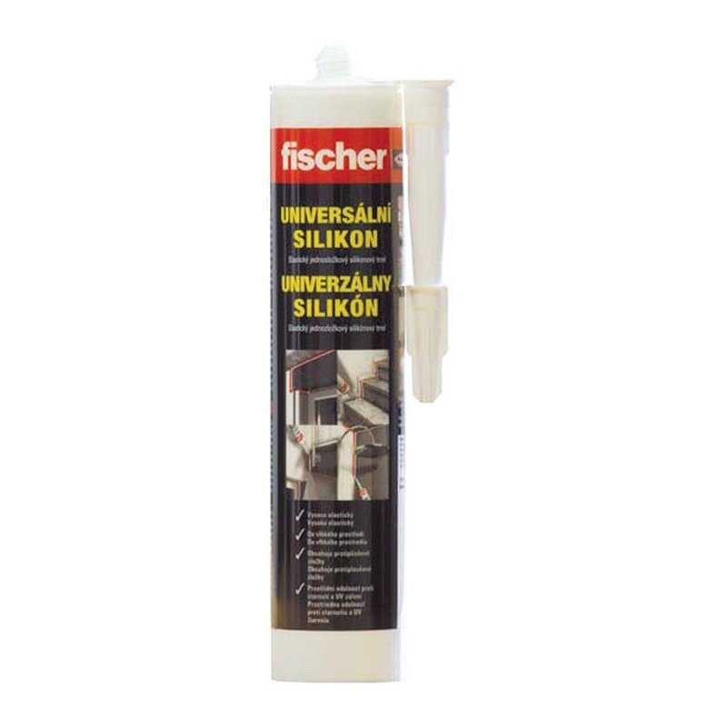 Fischer univerzálny silikónový tmel trannsparentný