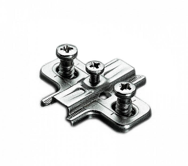 Štandardná krížová platnička 37x32mm, predmontované EURO skrutky