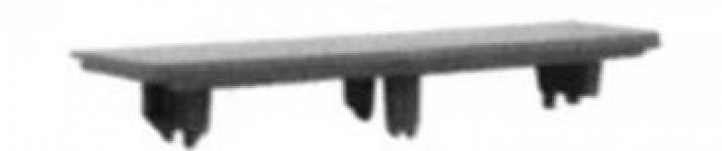 náhľad Koncovka pre PVC sokel  150mm, šedá-4691