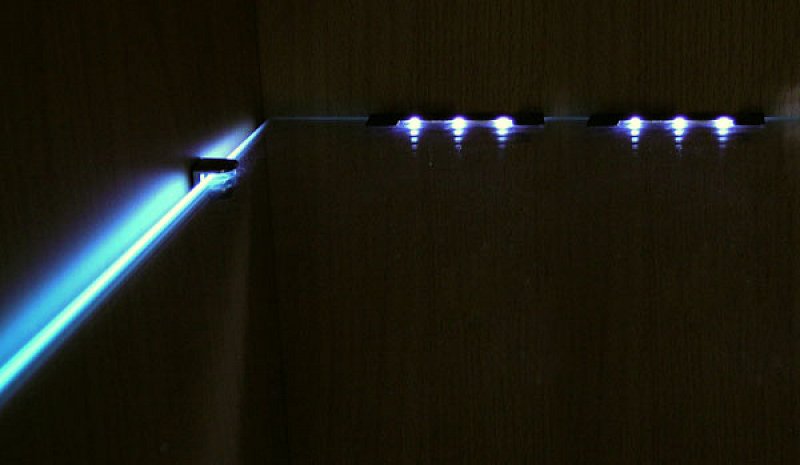 SET LED svietidlo PRISMATIC SMD 2x + zdroj
