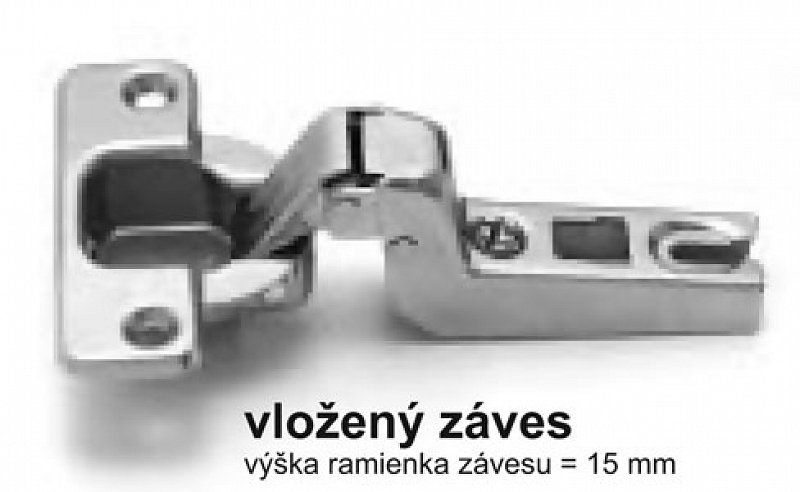 záves vložený